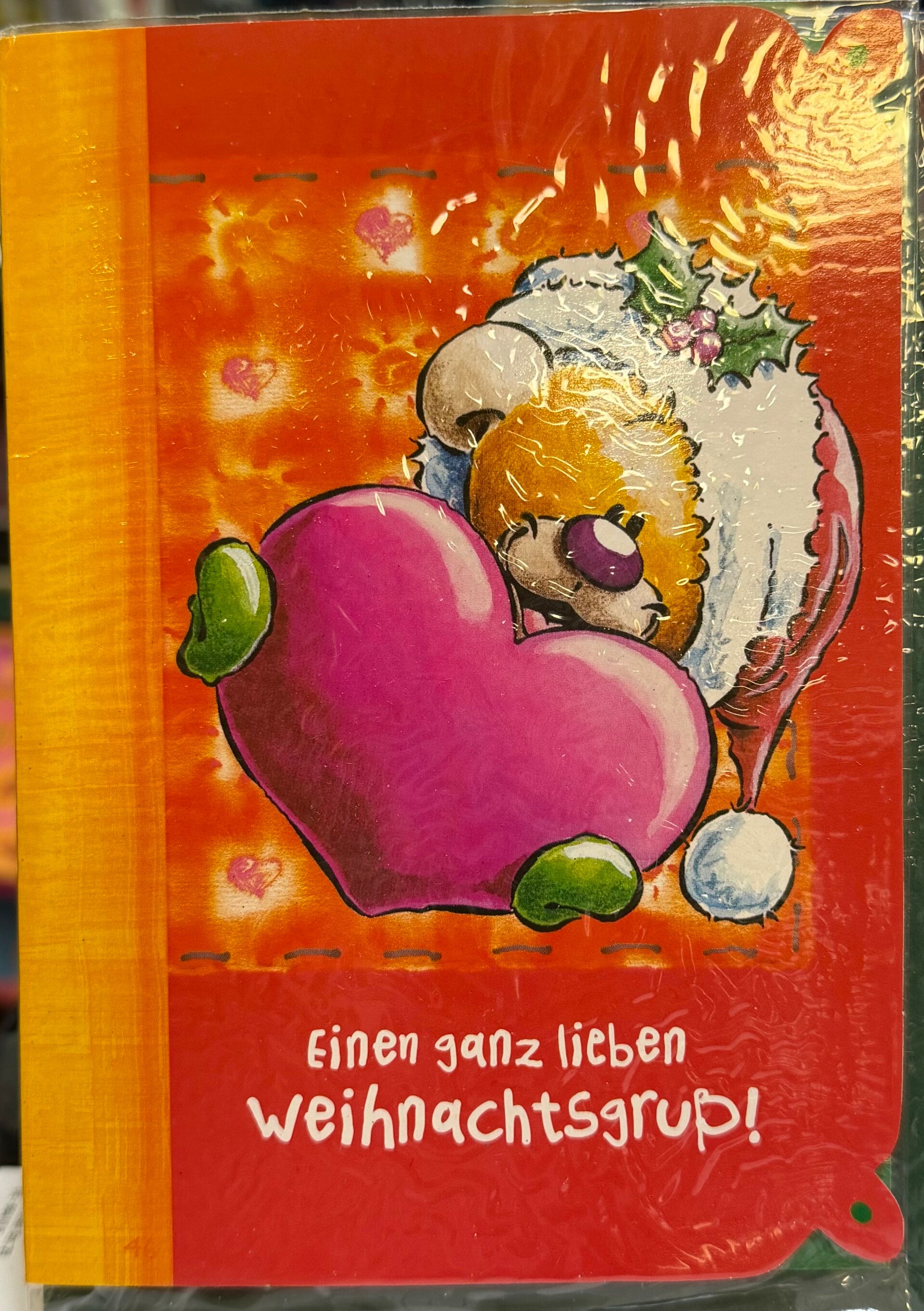 Diddl - Pimboli Weihnachts / Neujahr Klappkarte - carte de voeux Noel / Nouvel an - greating cart christmas - new year