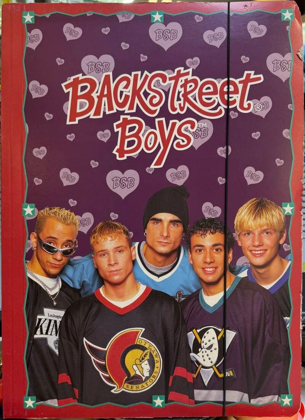 Backstreet Boys farde A3 élastique - Zeichenmappe - mappe dessin - Gummizug