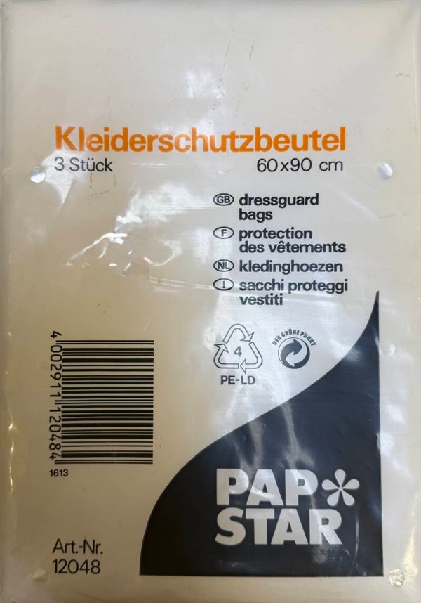 Kleiderschutzbeutel - protection vêtements - dressguard bags