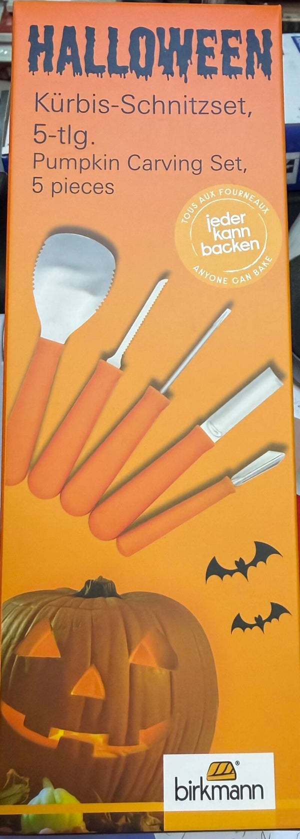 Kürbis Schnitzset Birkmann - pumpkin carving set - set découpe citrouille