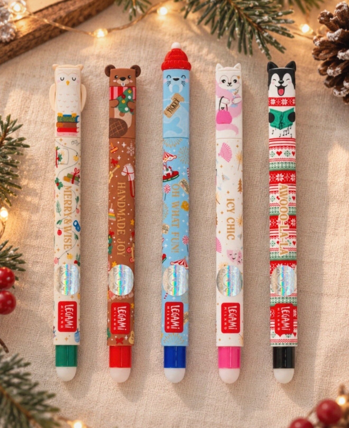 Set LEGAMI NOEL 5 stylos limited édition