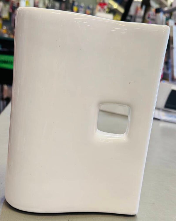 Vase weiss - vase blanc 20cm