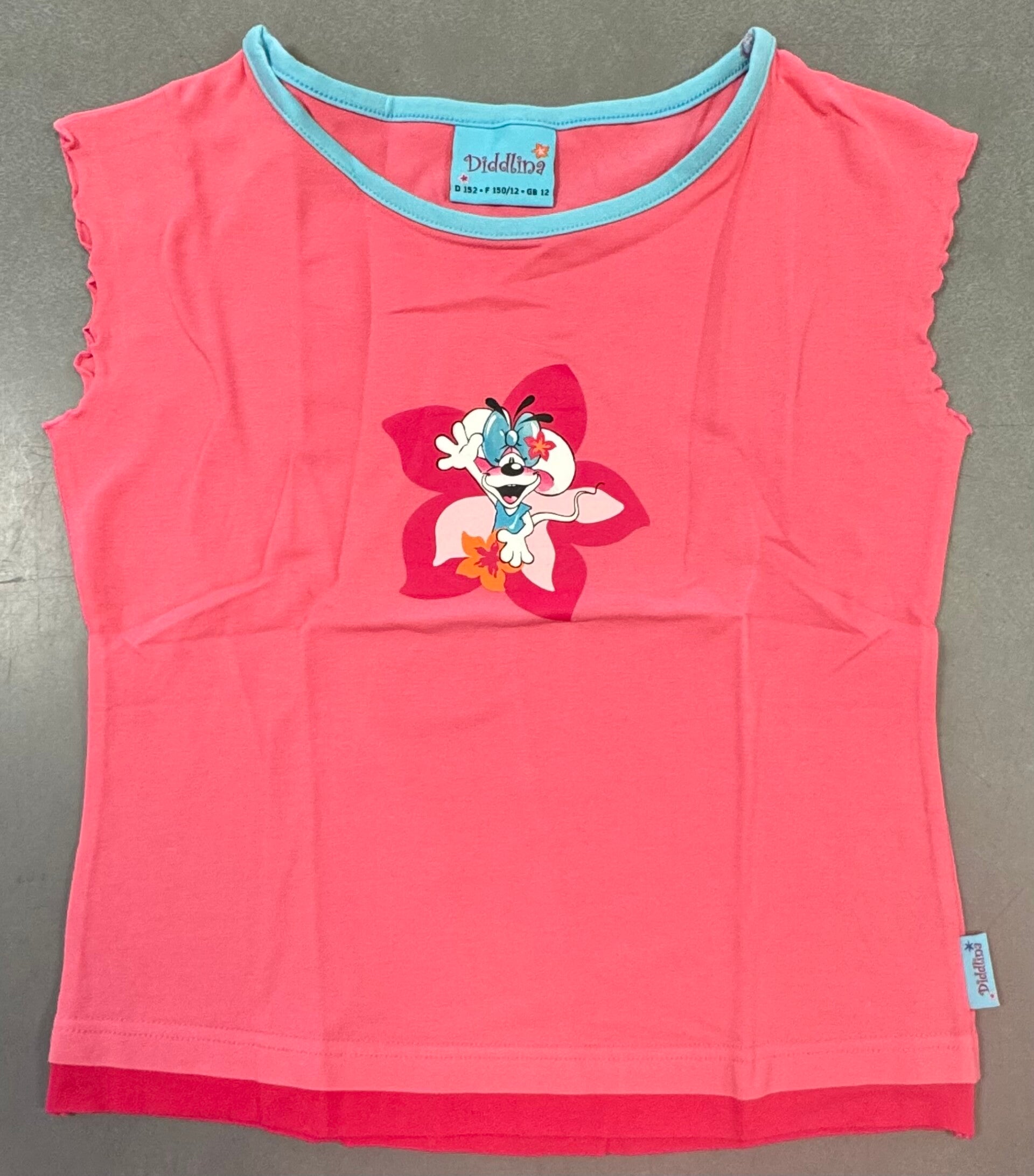 Diddlina t-shirt rose - rosa t-shirt mit Diddlina