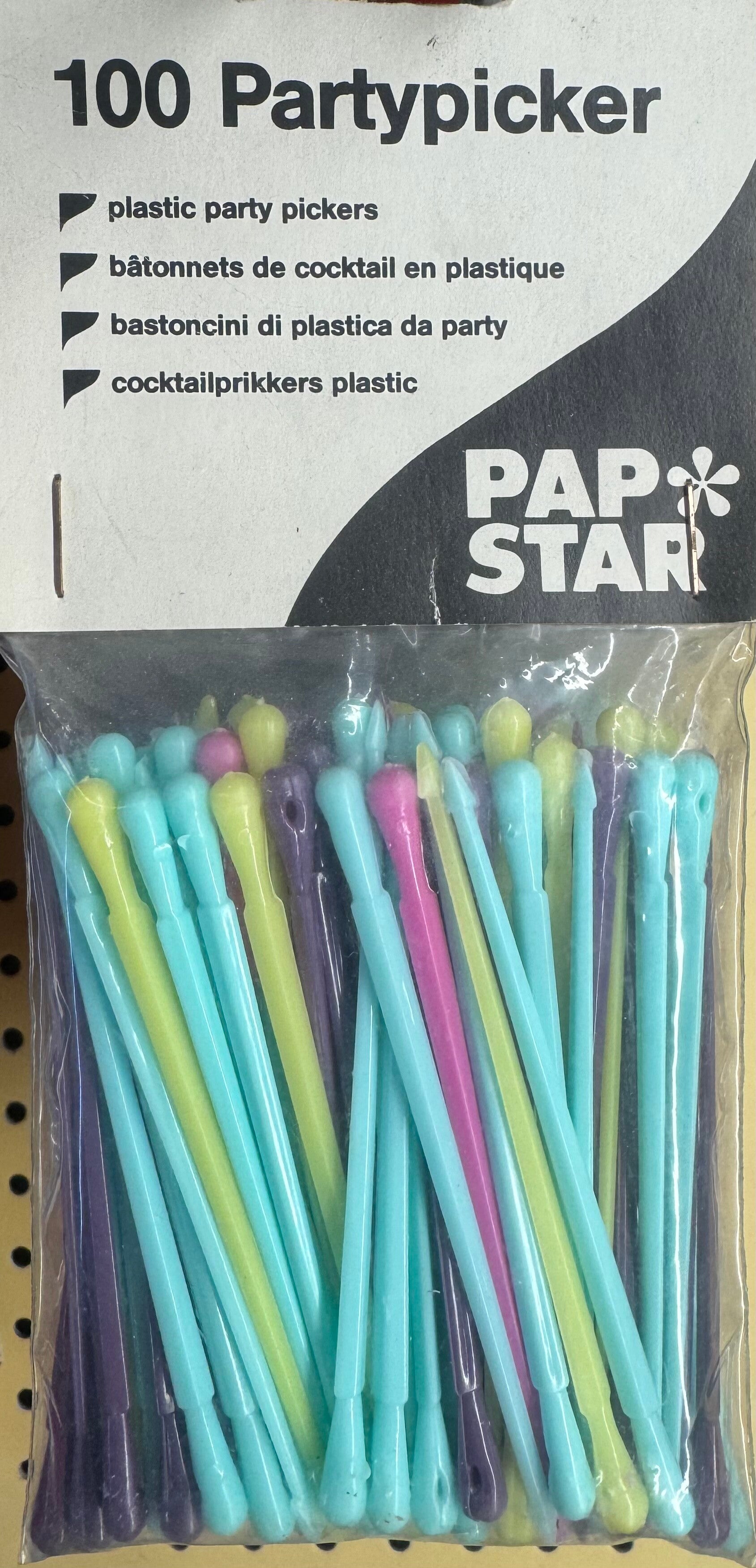 Picks apéro plastique 100p - Partypicker