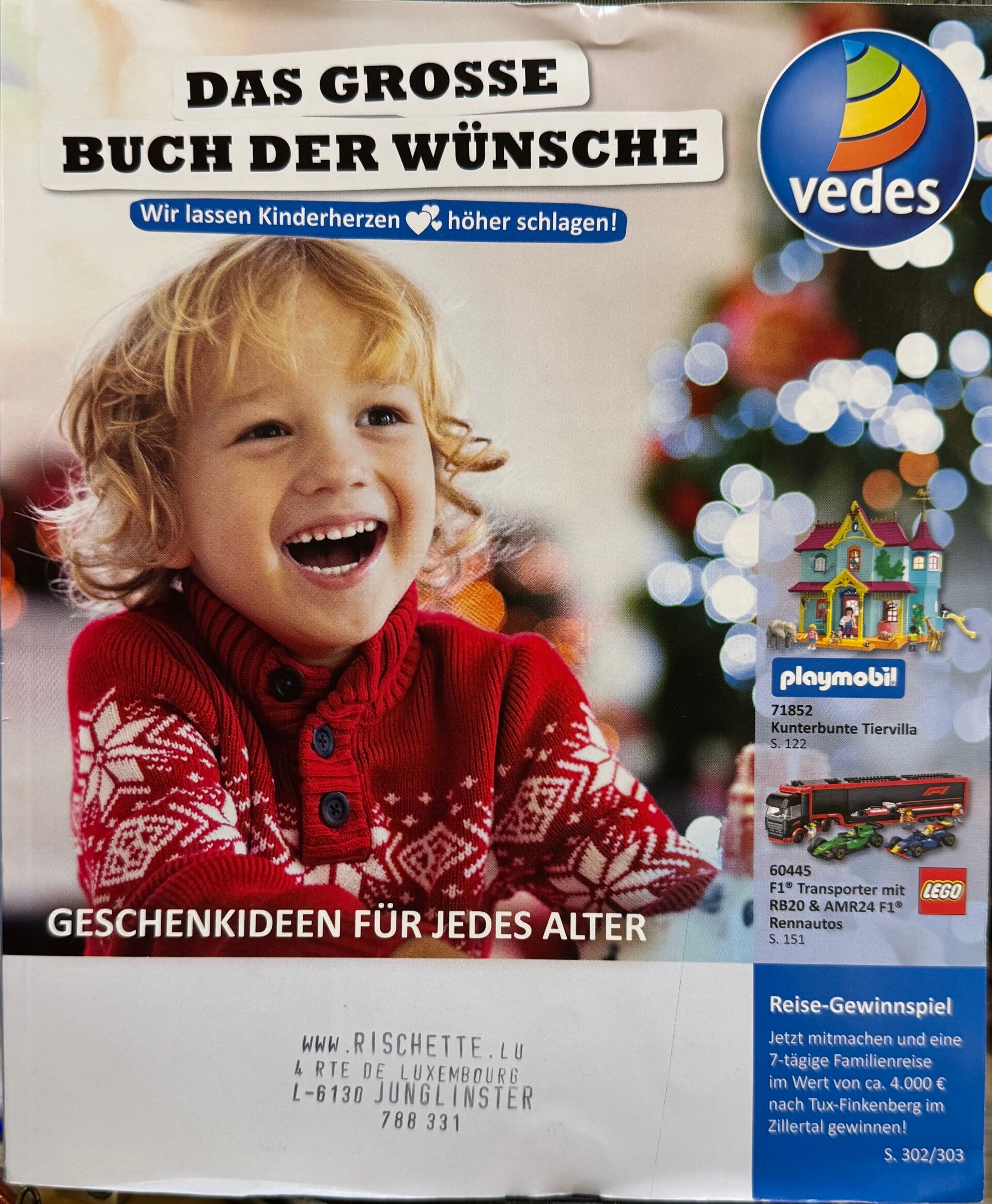 Das Grosse Buch der Wünsche - Le grand livre des voeux pour Saint Nikolas, Noel....