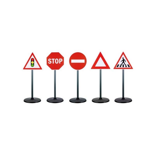 Verkehrsschilder 5-teilig - panneaux de circulation