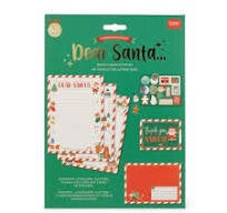 Legami SANTA CLAUS LETTER KIT - Briefpapier Nikolaus - papier à lettres père Noel