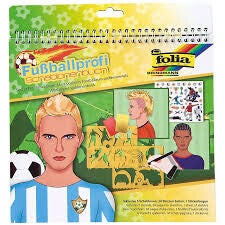 Fussball Schablonen Buch - livre pochoir foot - soccer pro stencil book