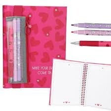 PENFECTION CARNET AVEC JEU DE STYLOS - Notizbuch - cahier notes