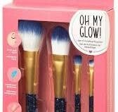 Legami Set de 4 pinceaux de maquillage Oh my glow! - Schmink Pinsel