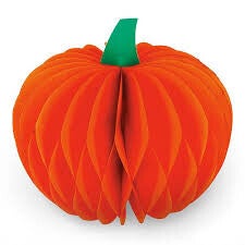 Legami Citrouille d’Halloween Pliable en Papier - paper Pumpkin - Papier Kürbis