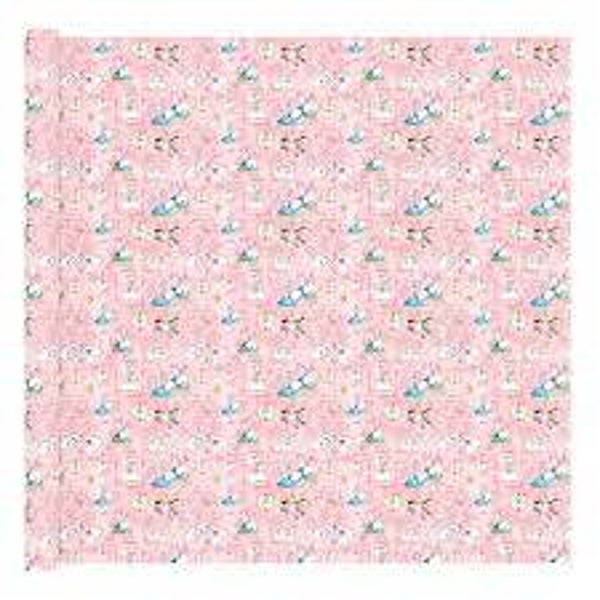 Diddl Couverture papier Rose - Geschenkpapier - wrapping paper - gift - papier cadeau