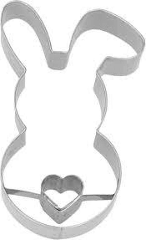 Hase mit Herz-Popo Ausstecher - emporte-pièce lapin - cookie cutter rabbit