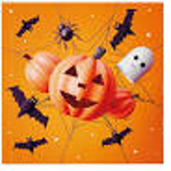 20 Servietten Funny Halloween - serviettes papier - paper napkins