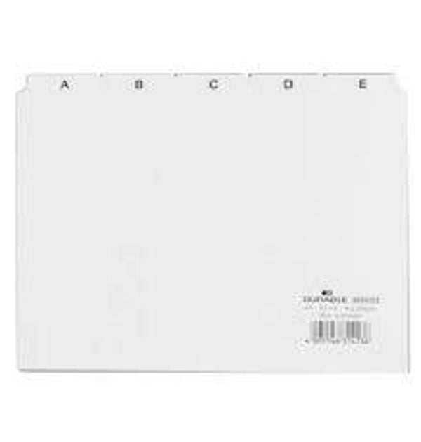 Karteikarten Register - intercalaires A5+A6+A7 - fiches bristol - card index