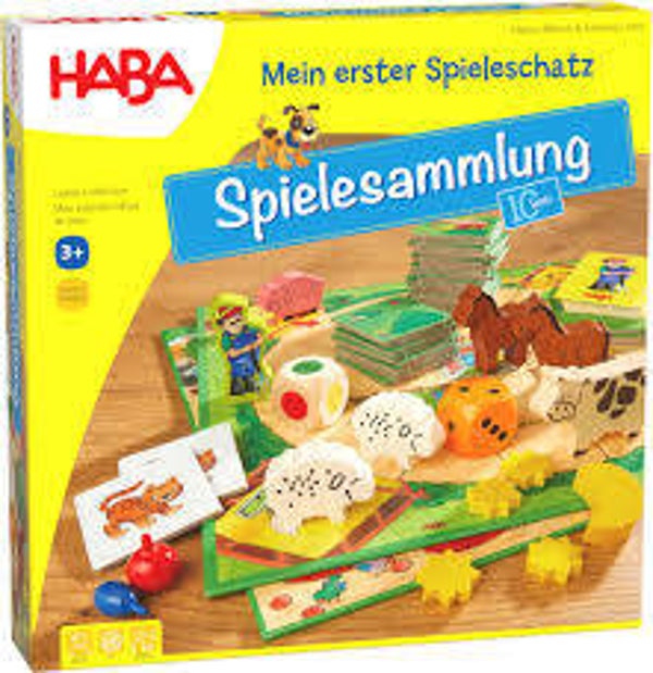 Haba Mein erster Spieleschatz - grosse HABA Spielesammlung - trésor de jeux