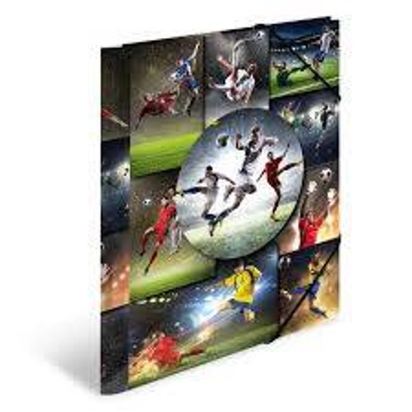 HERMA Eckspannermappe "Fußball" - mappe - chemise foot