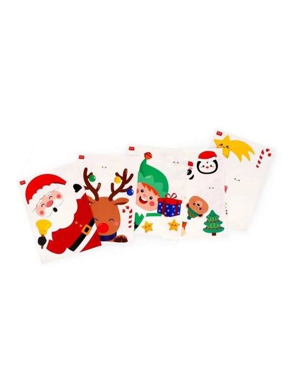 Legami Set Autocollants pour Fenêtre – Noël / Halloween - Fensteraufkleber Weihnachten