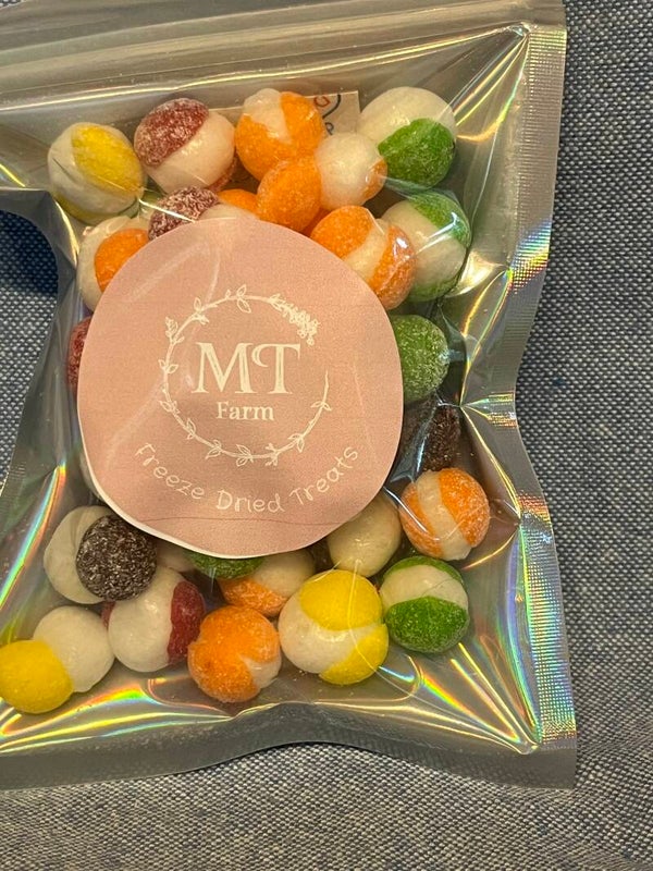 Freeze dried Skittles