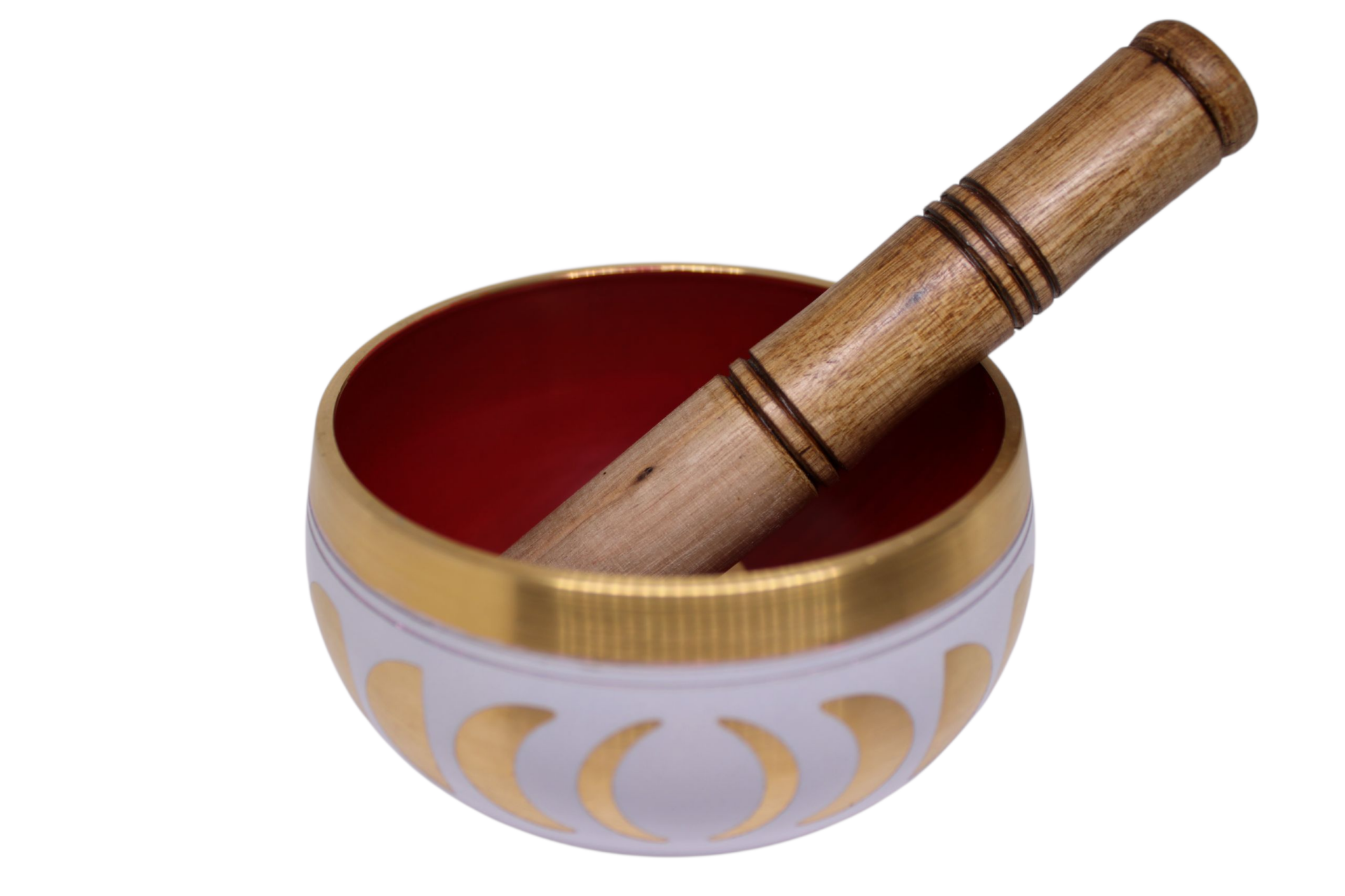 Bol Tibétain Chantant Demi-Lune