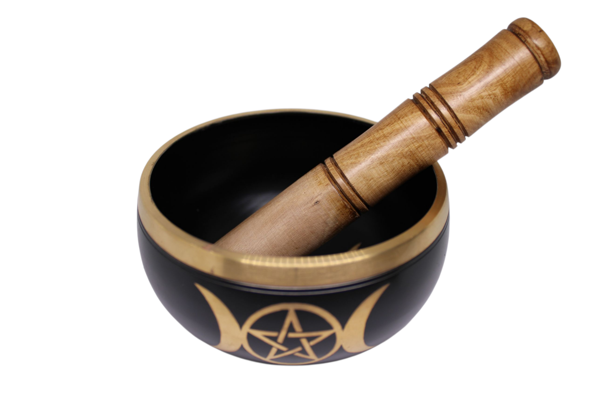 Bol Tibétain chantant Noir 11 cm