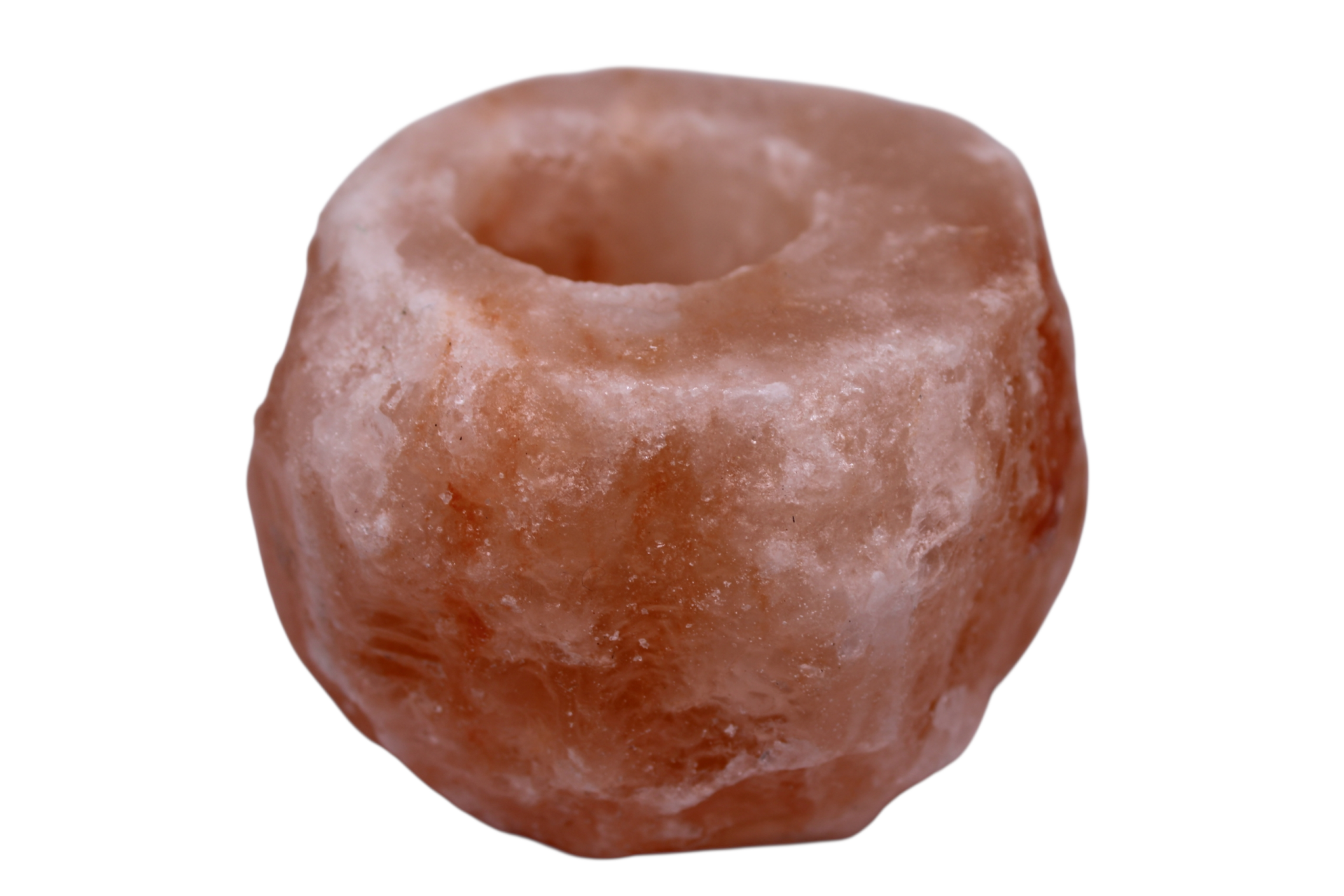 Bougeoir en Sel Rose de l’Himalaya – Purification & Ambiance Zen