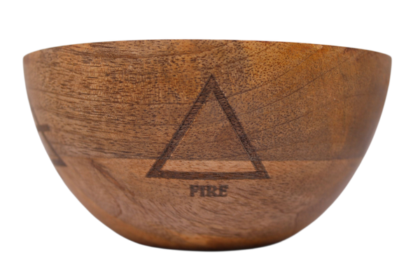 Bol en Bois pour Fumigation – Quatre Éléments
