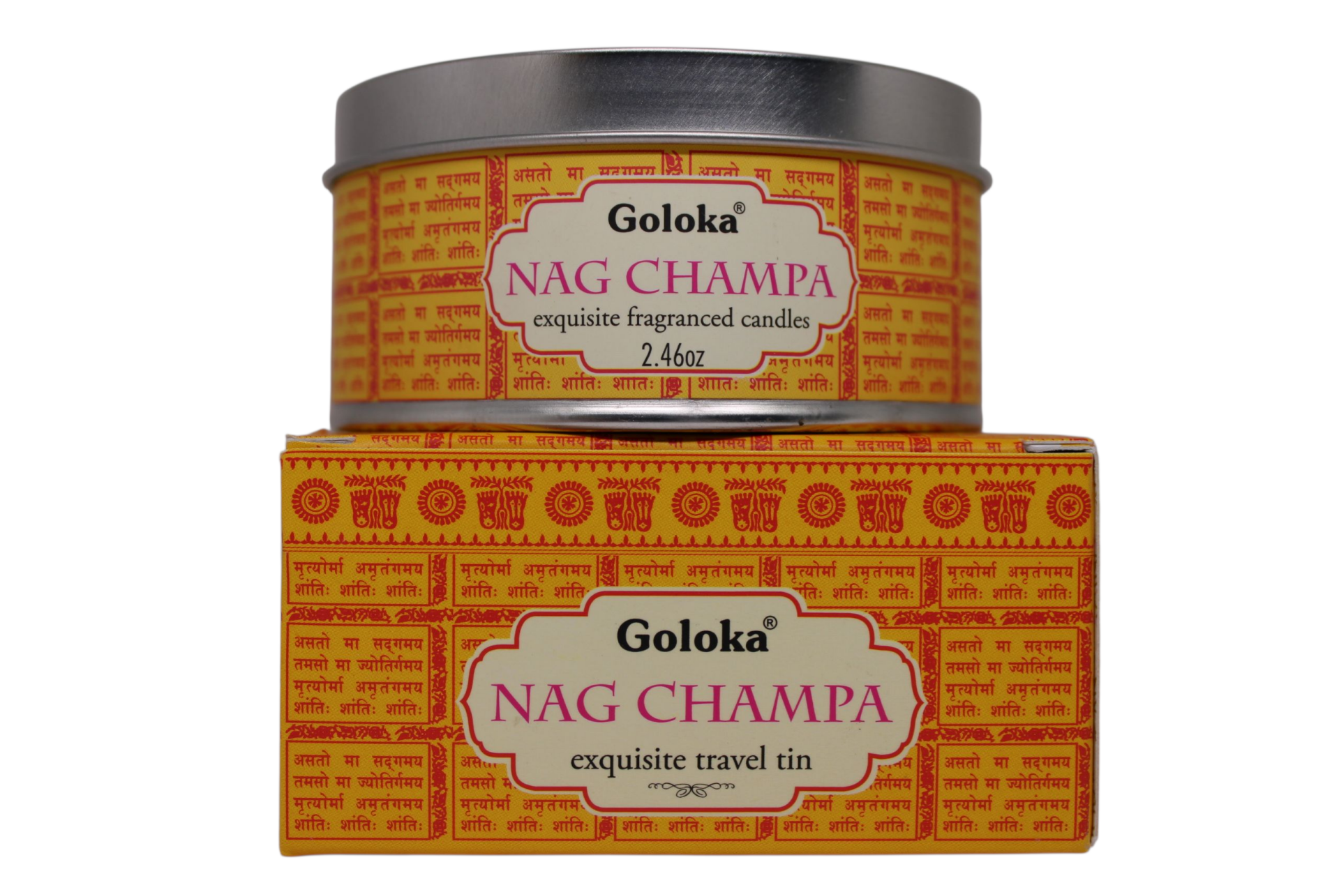 Bougie Nag Champa Goloka – Cire de soja naturelle