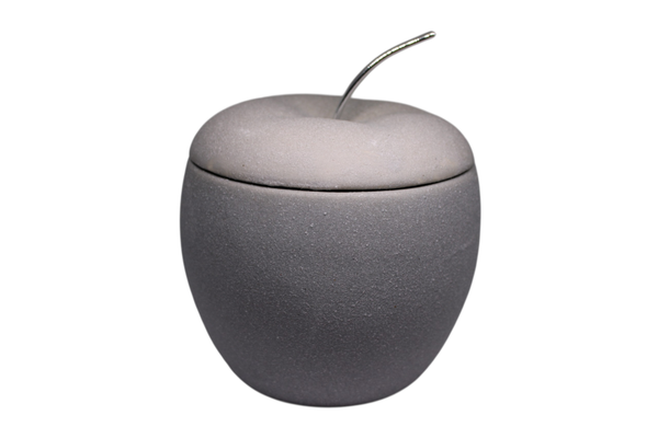 Diffuseur / Brûle‑parfum en forme de pomme – Design minéral & contemporain