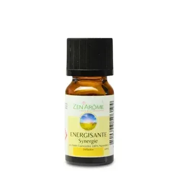 Synergie d'Huile Essentielle Énergisante à Diffuseur - 10 ml