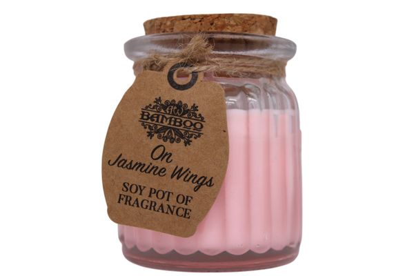 Bougie en pot à la cire de soja