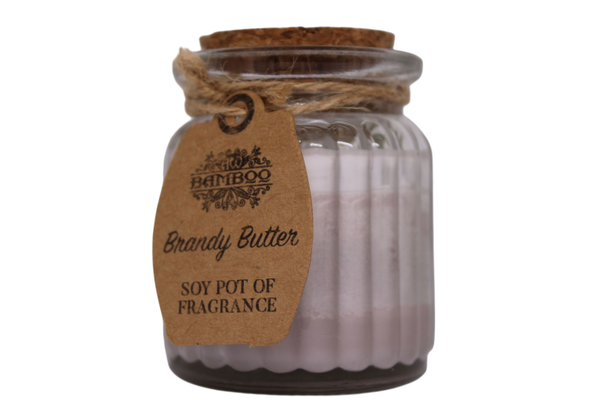 Bougie en pot à la cire de soja