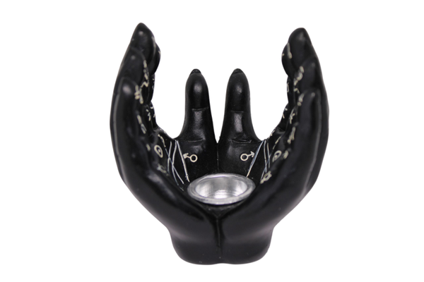 Porte-Encens Cône – Main Mantra Tarot Ouvert