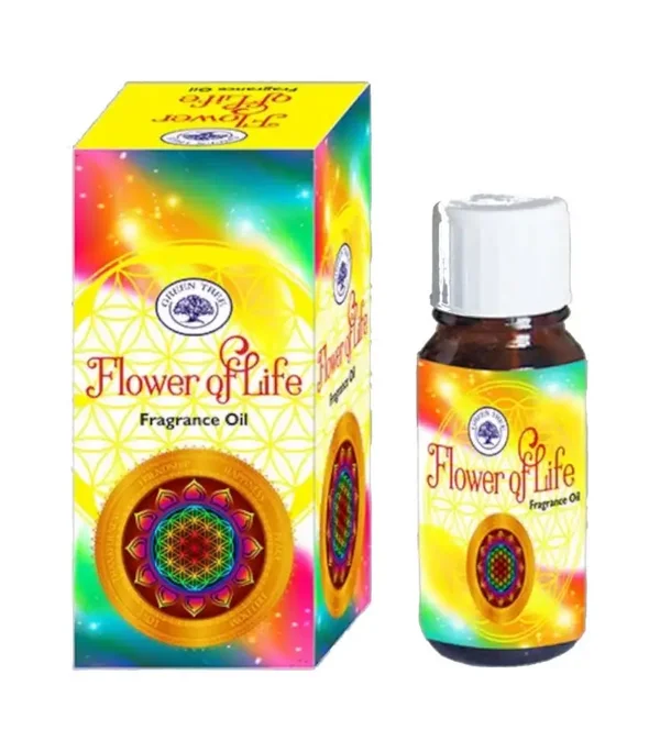 Huile Parfumée Flower of Life –  | Harmonie, Énergie Positive & Ambiance Zen
