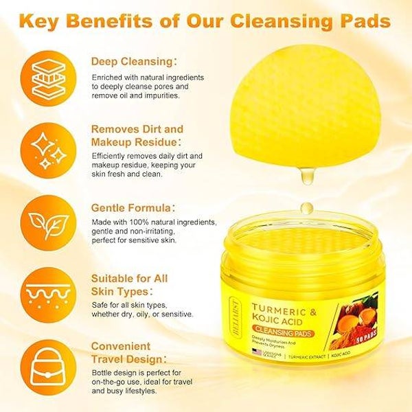 Turmeric Brightening Cleansing Pads