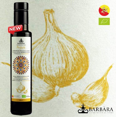 Agliolì – Bio-Olivenöl mit rotem Knoblauch – 250 ml