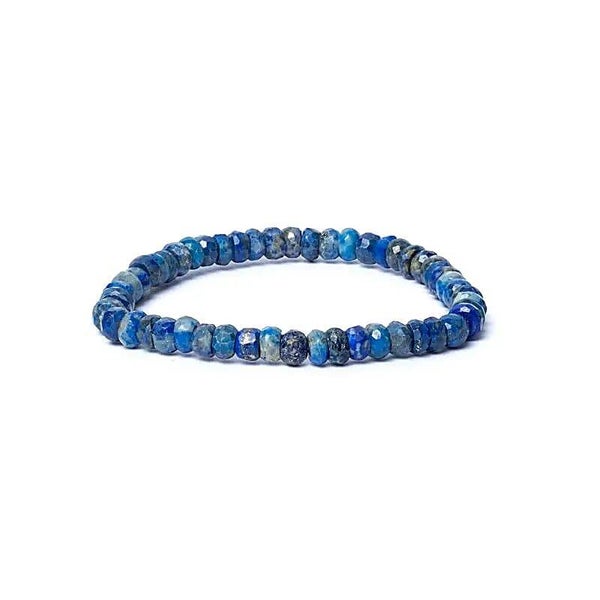 Lapis Lazuli Armband Facet 6 mm