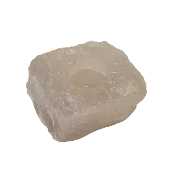 Bergkristal Waxinelicht