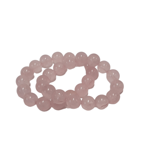 Rozenkwarts Armband 8mm