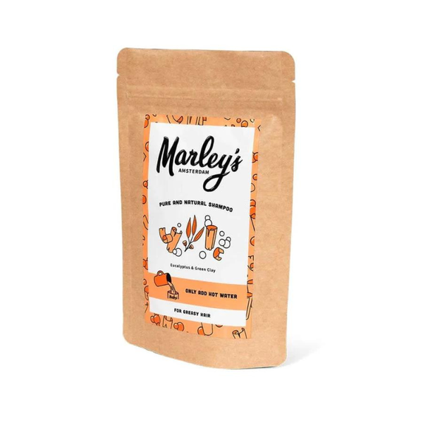 Marley's Shampoovlokken Groene klei & Grapefruit - Vet haar