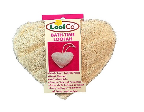 LoofCo Bad en douche spons Hart
