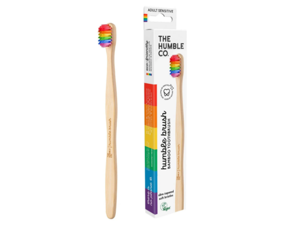 Tandenborstel Bamboe - Sensitive - Regenboog - Proud