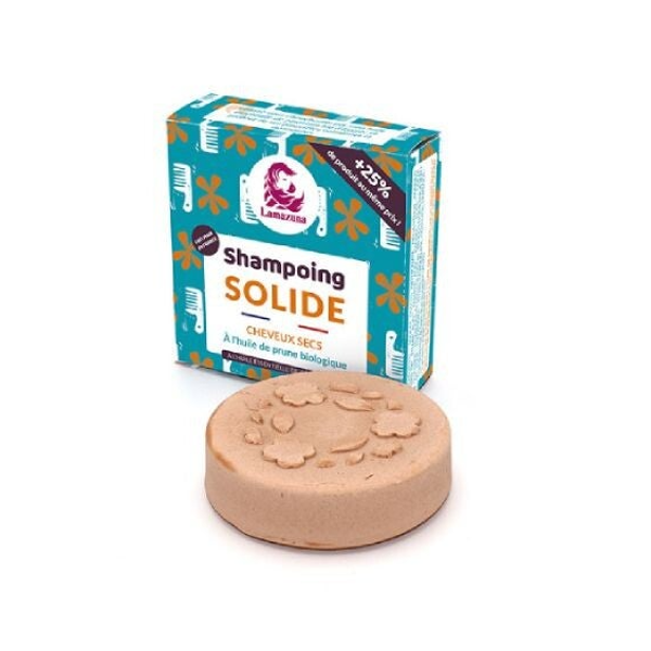 Lamazuna Shampoo Blok Pruimenolie - Droog Haar