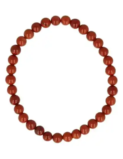 Rode Jaspis Armband 8 mm