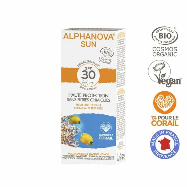 Alphanova SUN - BIO SPF30 allergische gevoelige huid - waterproof