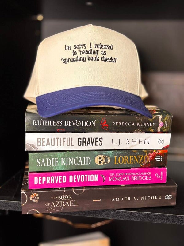 "Book Cheeks" Hat