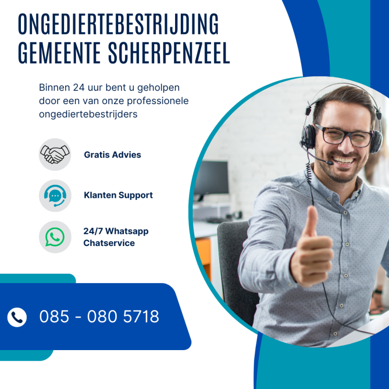 Ongediertebestrijding gemeente Scherpenzeel 