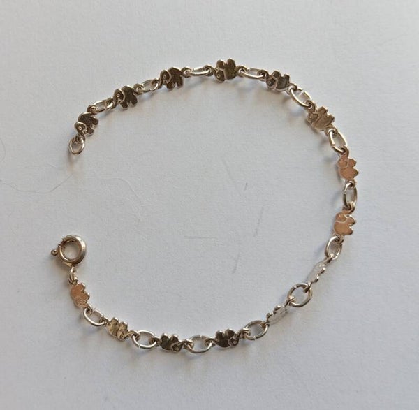 Barnarmband i silver