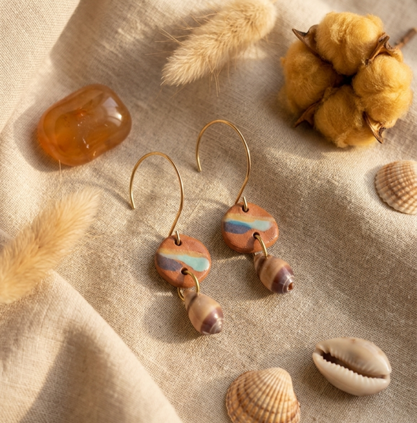 Boucles d'oreilles rondes 1