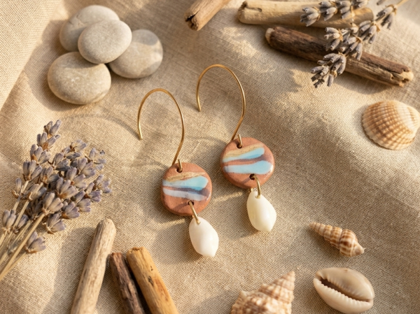 Boucles d'oreille rondes 2